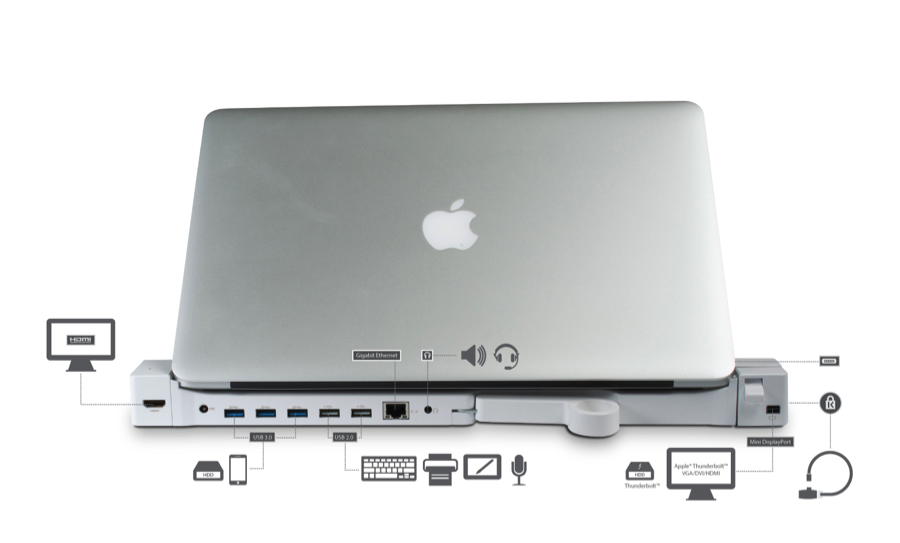 Macbook air deals docking station